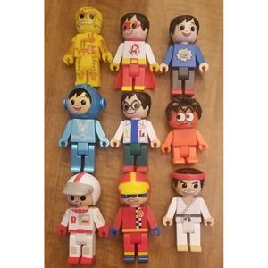 Ryan's World Toy Action Figures Lot of 9 Figures Astronaut Robot EUC